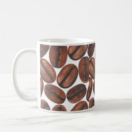Kaffe Bean Bliss Mugg, Vita kaffe mugg