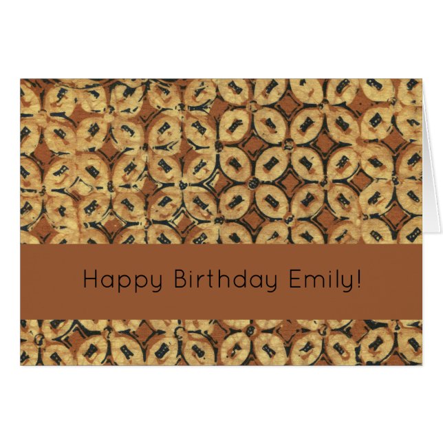 Kaffe Bean Earthy Boho Rustic Hälsningskort (Framsidan Horizontal)