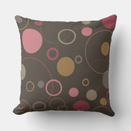 Kaffe Bean Mocha Circles ro Kudde