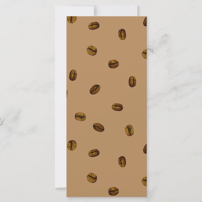 Kaffe Bean Mönster (Framsida)