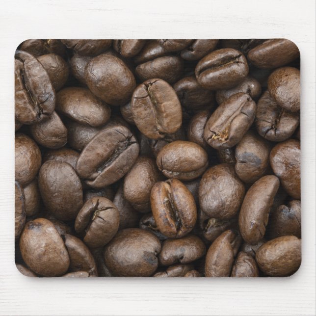 Kaffe Bean Mönster Musmatta (Framsidan)