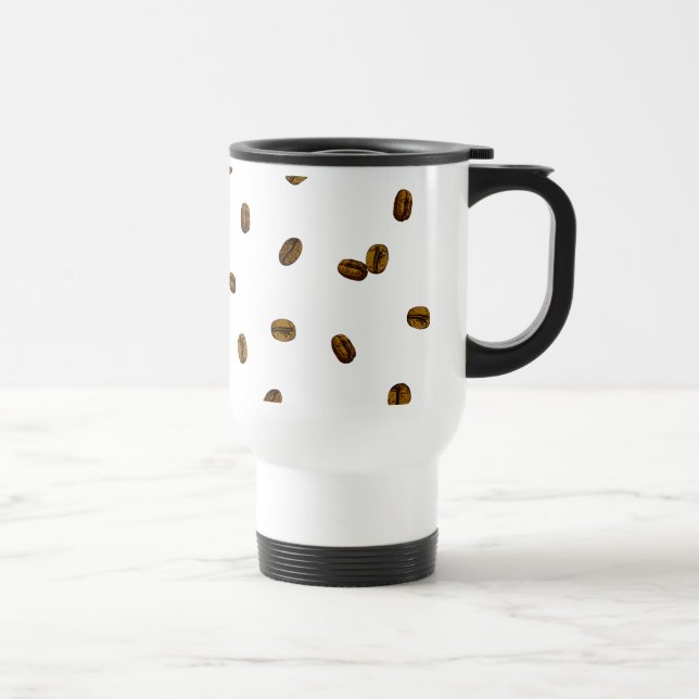 Kaffe Bean Mönster Resemugg (Höger)