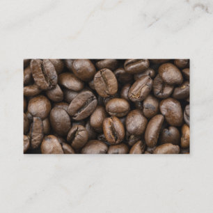 Kaffe Bean Mönster Visitkort
