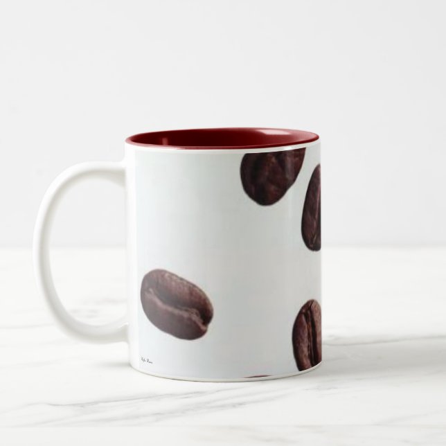 Kaffe Bean-Mugg- Två-Tonad Mugg (Vänster)