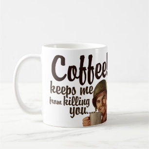Kaffe behållor jag dödar dig kaffemugg