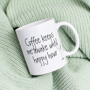 Kaffe Behållor mig AVakna tills Lycklig Timny Kaffemugg