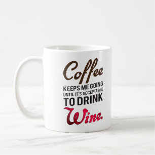 Kaffe behållor mig till vin kaffemugg