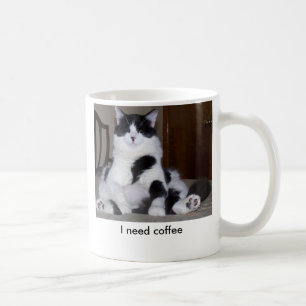 Kaffe behöver jag kaffe kaffemugg
