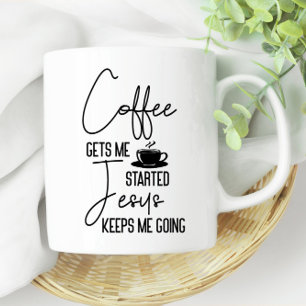 Kaffe, bibel Life-citat Mugg