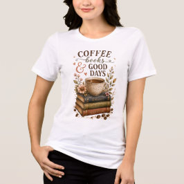 Kaffe Böcker Bra Dagar T Shirt