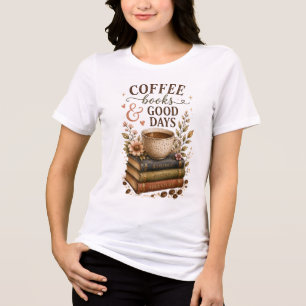Kaffe Böcker Bra Dagar T Shirt