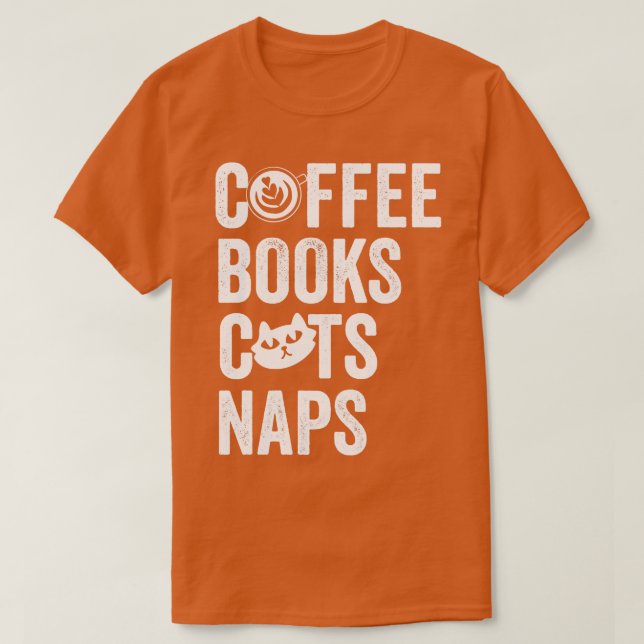 Kaffe Bokar Cats Naps T Shirt (Design framsida)