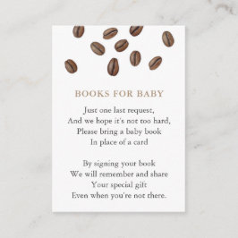 Kaffe Bokar för Baby Bibliotek moderna babyskor Tilläggskort