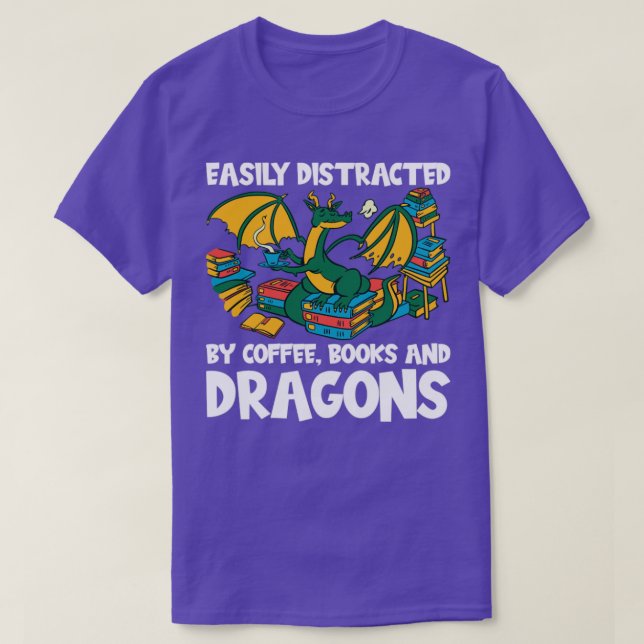 Kaffe Bokar och dragon T Shirt (Design framsida)