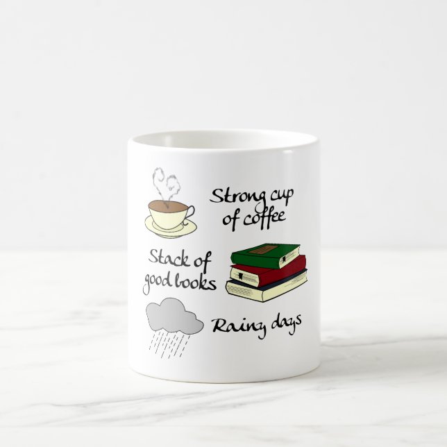 Kaffe bokar & regnar kaffemugg (Center)