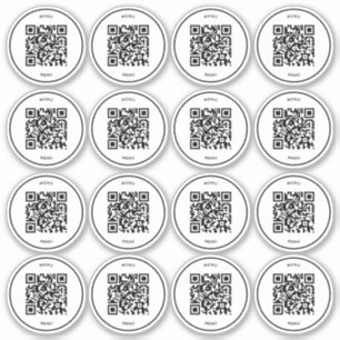 Kaffe Bord QR-kod dekal Digitalt Meny Scan