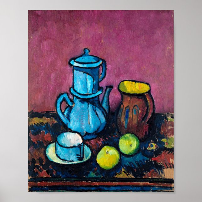 Kaffe, bordsartiklar och äpplen | Alexander Kanold Poster (Framsidan)
