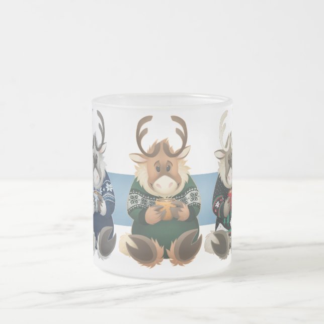 Kaffe-Bougrupp - frostad mugg (Center)