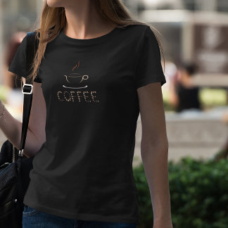 Kaffe Bowl & kaffebönor T Shirt