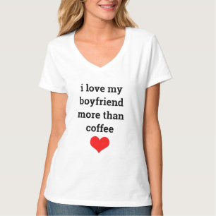 Kaffe Boykompis Kärlek-citat för alla hjärtans dag T Shirt