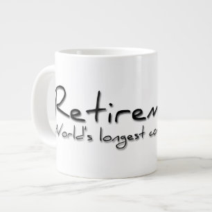 Kaffe Break Pension-citat Mugg 2 Jumbo Mugg