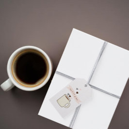 Kaffe Bröllopsdusch Hem Kaffe Presentetikett