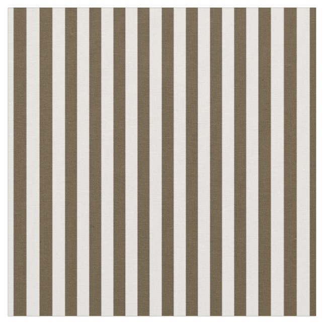 Kaffe Brown & White Rand Tyg (Närbild)