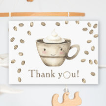 Kaffe bryggning Baby shower Tack