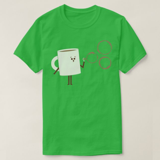 Kaffe Bubbles T Shirt (Design framsida)