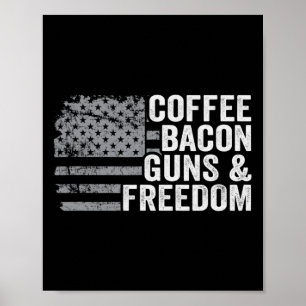 Kaffe Bycon Vapen Och Frihet - Bbq Grill Pro Gun Poster