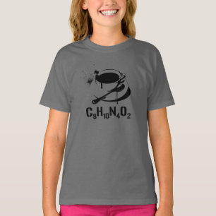Kaffe C8H10N4O2 T-shirt