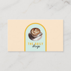 Kaffe Cafe-Affärskort Visitkort