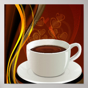 Kaffe Cafe Art Poster