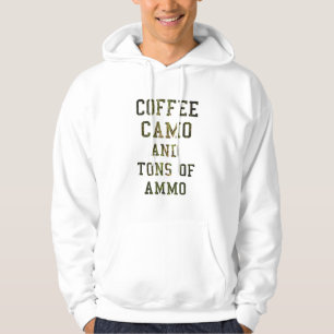 KAFFE CAMO och ton AMMO. Hoodie