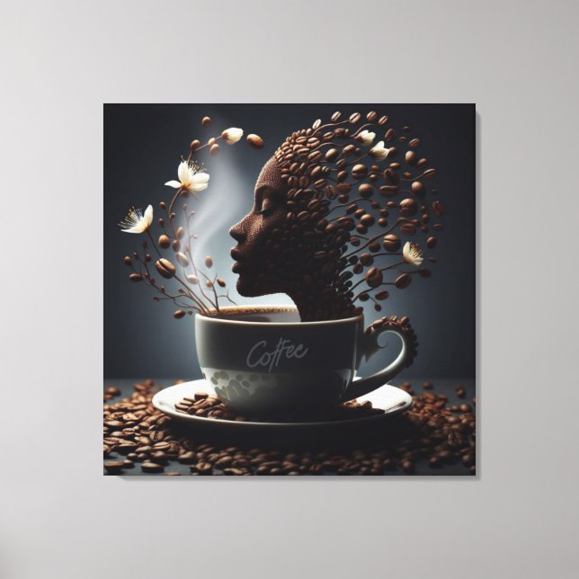 Kaffe Canvastryck (Framsida)