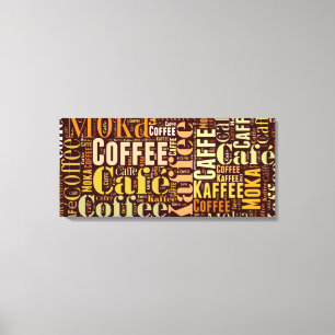 Kaffe Canvastryck