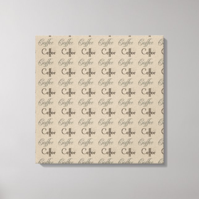 Kaffe Canvastryck (Framsida)