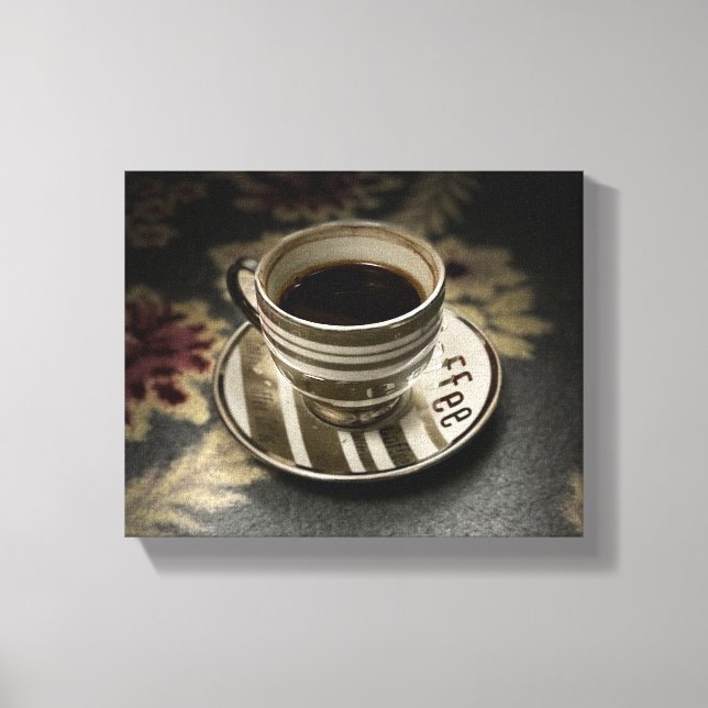 Kaffe Canvastryck (Framsida)