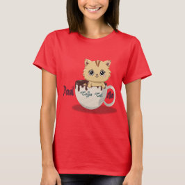 Kaffe Cat Me T Shirt