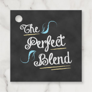 Kaffe-chalkboard - Perfekt-blandning Gåvor Etiketter