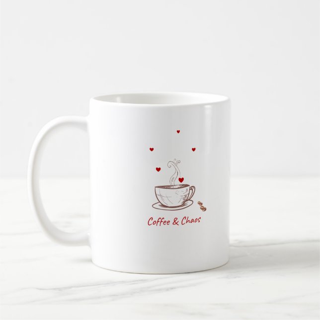 Kaffe & Chaos Kaffemugg (Vänster)