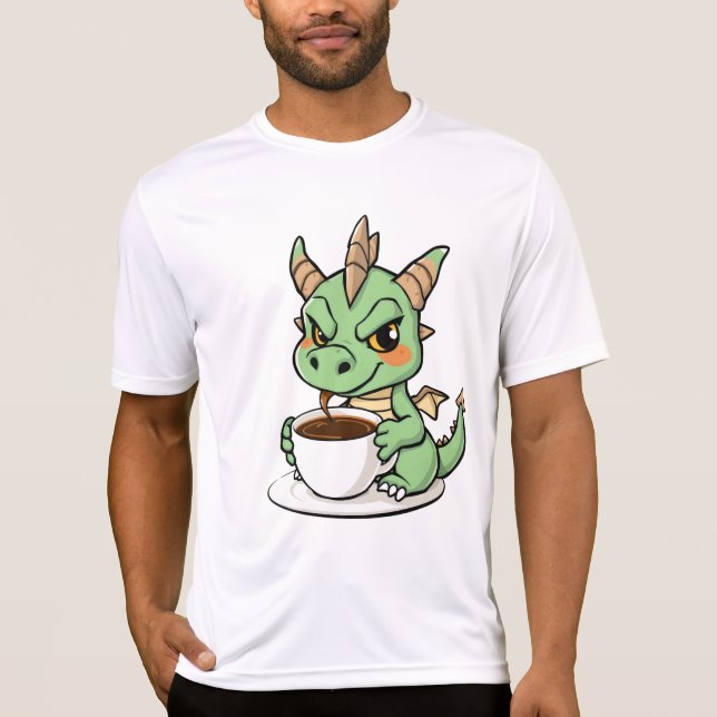 Kaffe, chaos och torfenivåer t shirt (Framsida)