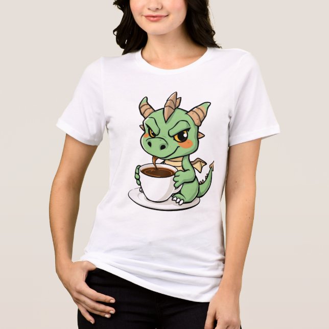 Kaffe, chaos och torfenivåer t shirt (Framsida)