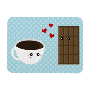 Kaffe- & chokladkärlek magnet