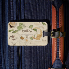 Kaffe Collage Bagagebricka