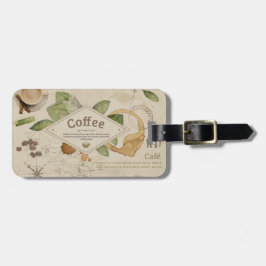 Kaffe Collage Bagagebricka