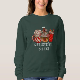 Kaffe Cream-julsötskjortan Helgdag Hoodie T Shirt