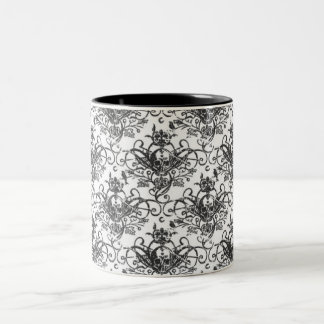 Kaffe & Crossbones Två-Tonad Mugg