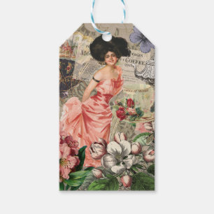 Kaffe Dam Victorian Woman Rosa Classy Presentetikett