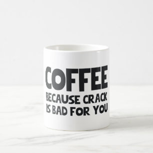 KAFFE, DÄRFÖR ATT SPRICKAN ÄR DÅLIGAN FÖR DIG KAFFEMUGG
